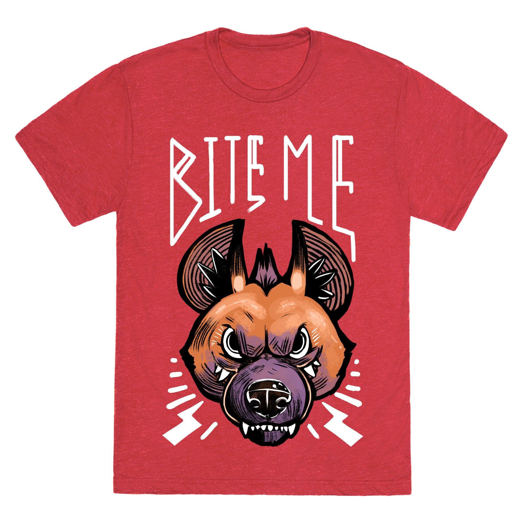 Bite Me- Hyena Unisex Triblend Tee